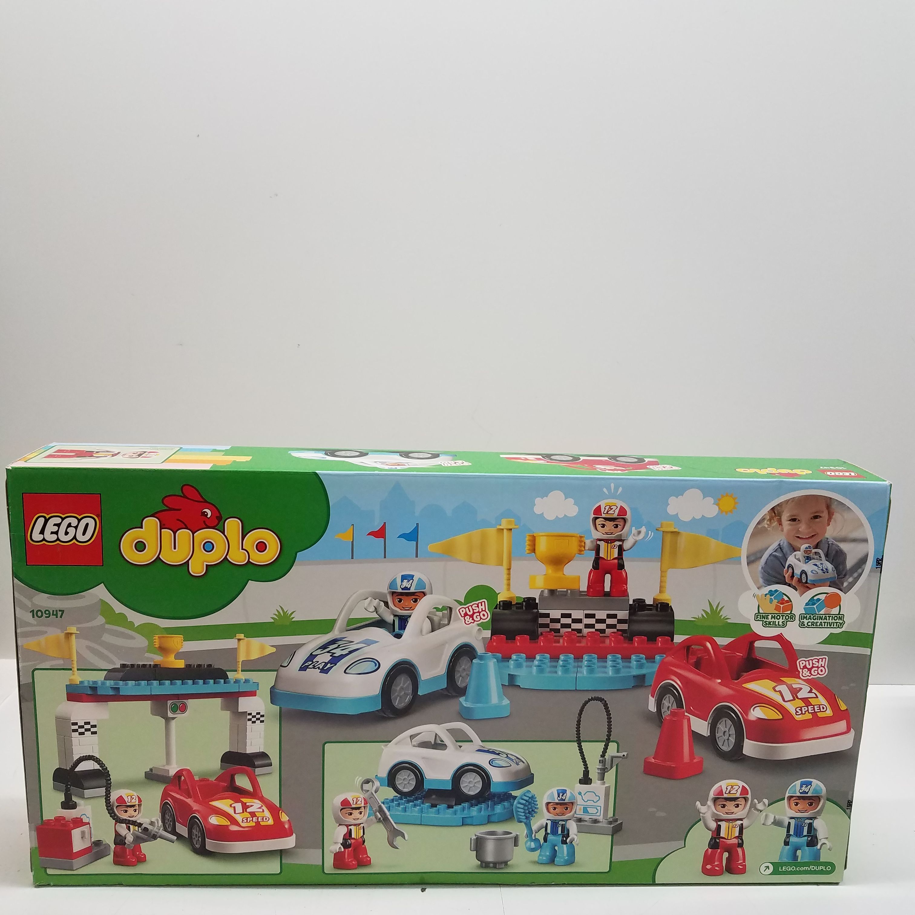 Buy The Lego Duplo Race Cars Goodwillfinds