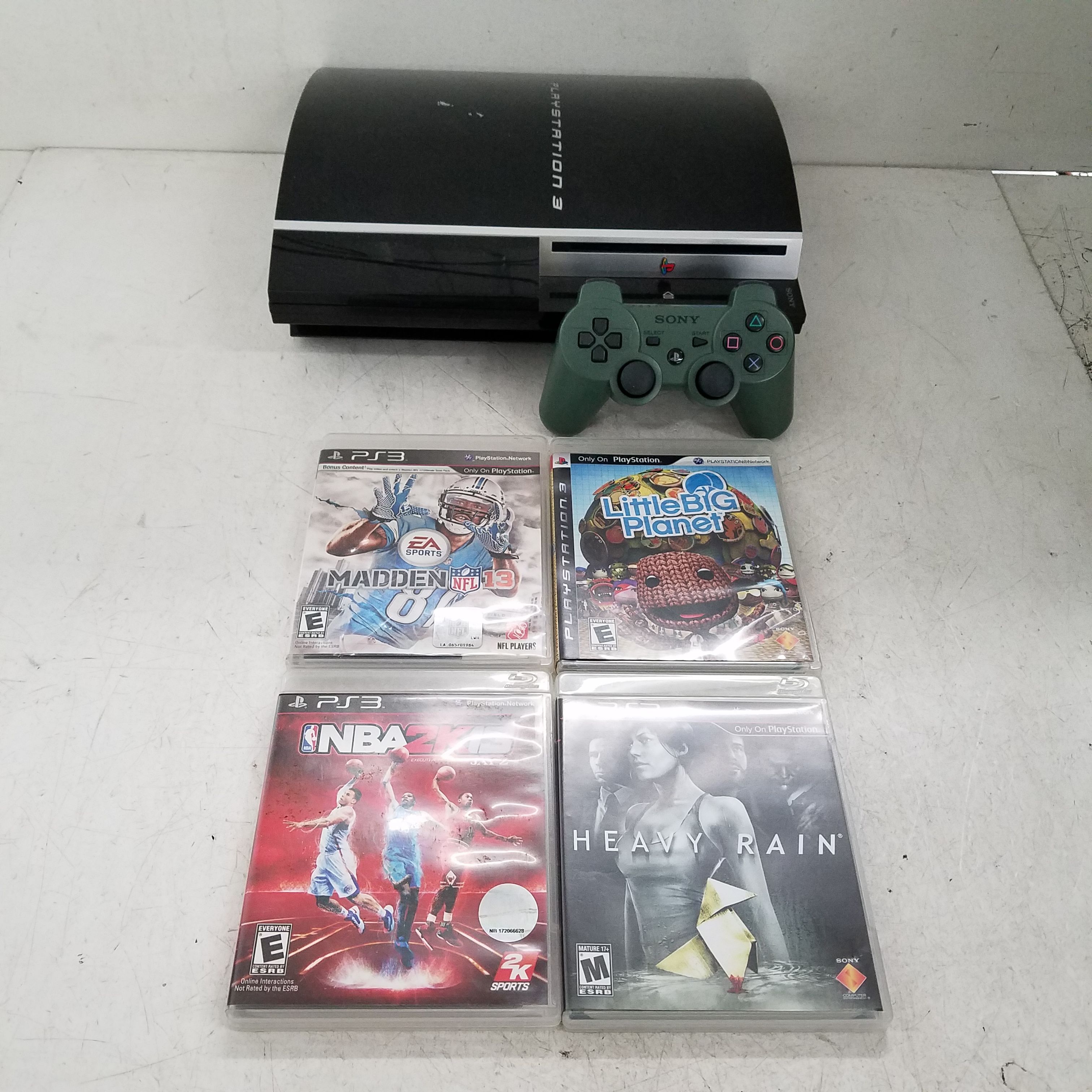 Buy The Sony PlayStation 3 PS3 FAT 80GB Console Bundle Controller