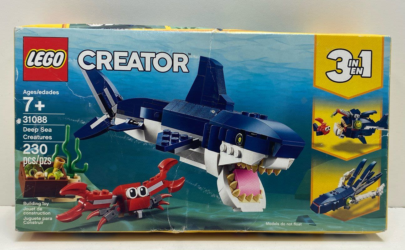 Buy The 2019 Lego Creator Deep Sea Creatures 31088 3 In 1 Building