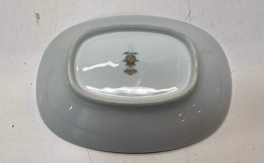 Noritake Horizon Porcelain Oval Divided / Serving Bowls Fine China 2pc Set image number 6