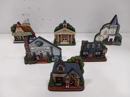 Bundle of 6 Brandywine Collectibles Assorted County Lane by Marlene Whiting image number 1
