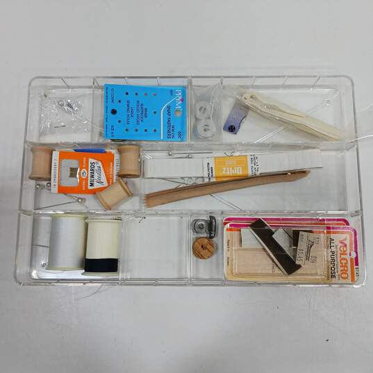 Box of Sewing Craft Supplies image number 4