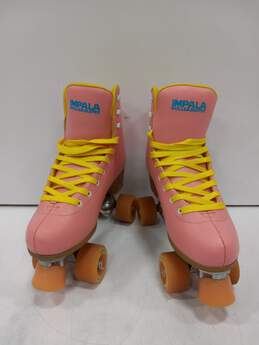 Impala Skates Women's EN 13899 Pink/Yellow Sidewalk Roller Skates Size 11