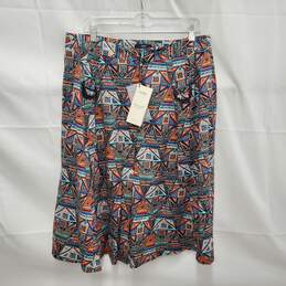NWT IVKO WM's Cotton Blend Colorful Geometric Pattern Skirt Size XL-42