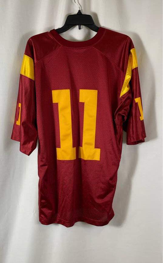 Nike Mens Red University of Southern California Trojans #11 Football Jersey Sz L image number 2