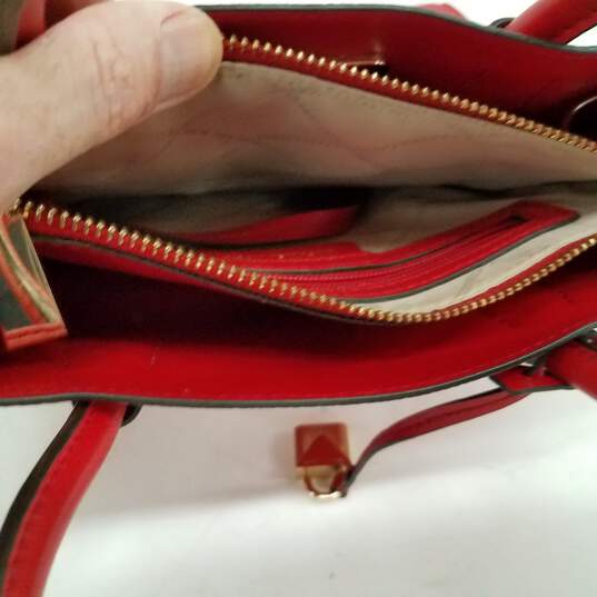 Michael Kors Red Leather Crossbody Bag image number 3