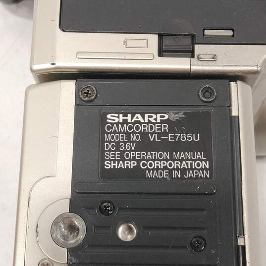 Sharp Camcorder VL-E785U Untested image number 7