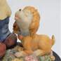 Precious Moments Belle & Benny brown haired boy with dog and brown hat figurine image number 6