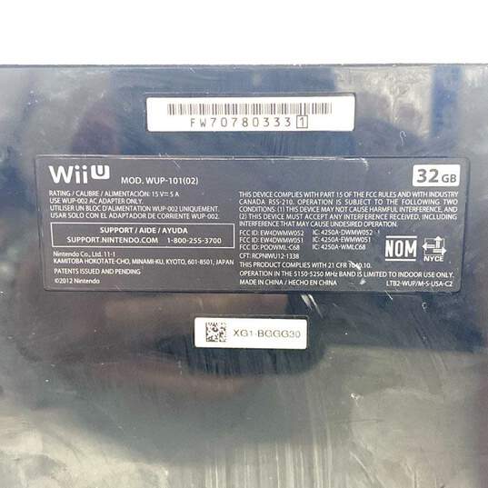 Nintendo Wii U Console Only- Black image number 6