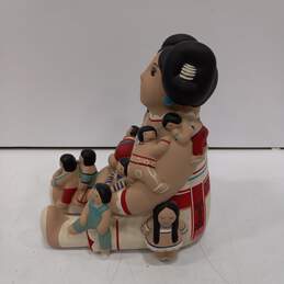 Vintage Teissedre Western American Style Storyteller 11 Children & Dog Sculpture alternative image