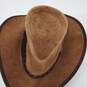 Weston Men's Suede Leather Cowboy Hat #21 Made in San Francisco Size L image number 4