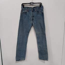 Levi 's 501 Straight Leg Blue Jeans Size 30x32