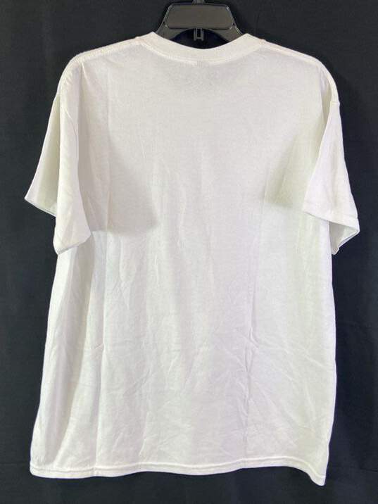 Gildan Women White Katy Perry Graphic T Shirt L image number 2