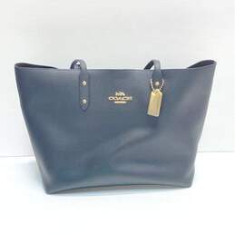 Coach Large Leather Town Tote Bag