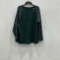 NWT Womens Green Knitted Long Sleeve V-Neck Pullover Sweater Size 18-20 image number 2