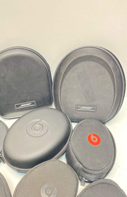 Assorted Audio Headphones Earbud Case Bundle Lot of 14 Beats Bose image number 8