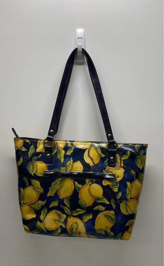 Patricia Nash Lemon Print Shoulder Bag Multicolor image number 1