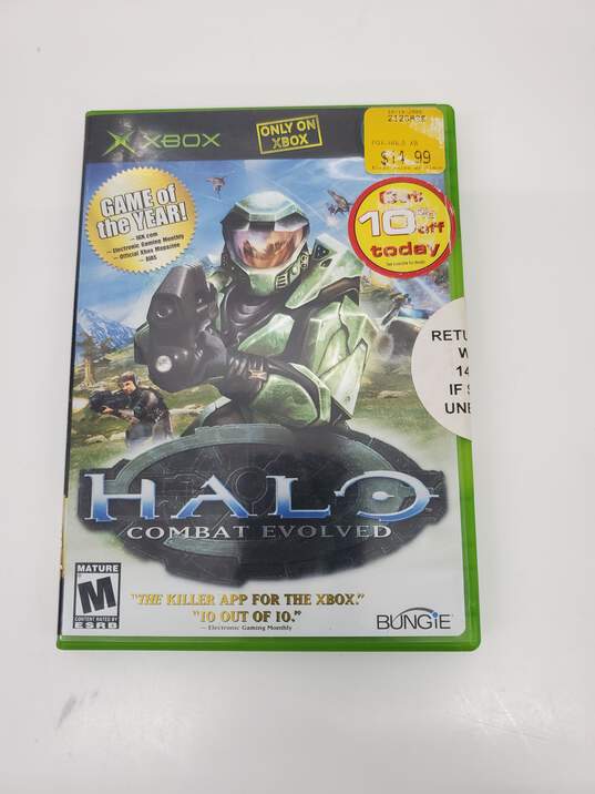 Xbox Replacement Case - NO GAME - Halo - Combat Evolved