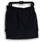 Womens Black Flat Front High Waist Stretch Cargo Pockets Skort Skirt Size 6 image number 2