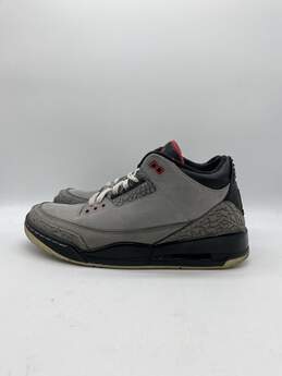 Nike Air Jordan 3 Grey Athletic Shoe Men 10 alternative image