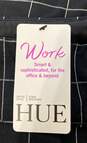 NWT Hue Womens Black Check Office Style Stain Resistant Ankle Leggings Size M image number 5