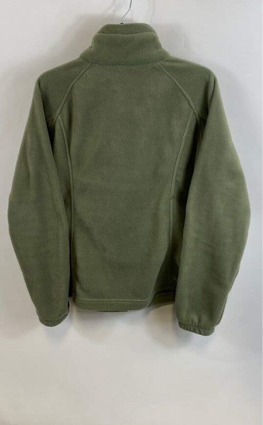 Columbia Womens Green Fleece Long Sleeve Benton Springs Full Zip Jacket Size XL image number 2
