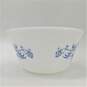 Pair of Vintage Federal Glass Bucks County Blue Mixing Bowls image number 3