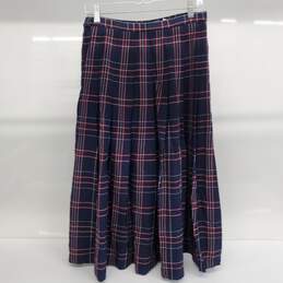 Pendleton Women's Long Skirt 100% Virgin Wool Size 12 alternative image