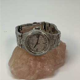Designer Michael Kors MK-5947 Silver-Tone Round Dial Analog Wristwatch