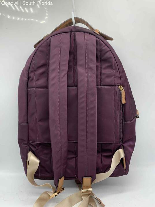 Michael Kors Womens Burgundy Backpack image number 2
