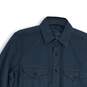 J. Crew New York Mens Gray Spread Collar Long Sleeve Button-Up Shirt Size Small image number 3