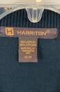 Harriton Mens Blue Michigan Wolverines Knitted Cardigan Sweater Size Medium image number 3