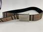 Woman's Burberry London England Brown Plaid Leather Belt W/COA Sz 38 image number 2