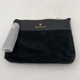 NWT Spartina & Marc Jacobs Womens Black Gold Crossbody Bag Purse With Wallet alternative image