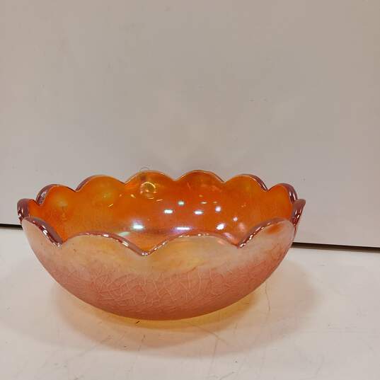 Bundle of Four Carnival Glass Bowls image number 4