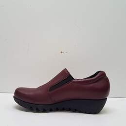 Munro Napoli Zip Ankle Booties Red Maroon Women's Size 7 alternative image