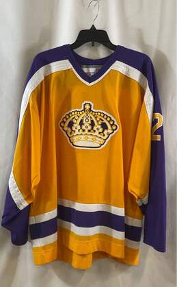 CCM Vintage Men's Yellow NHL L.A. Kings #26 Slava Voynov Jersey- XXL