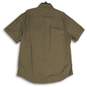 NWT Rock & Republic Mens Khaki Spread Collar Short Sleeve Button-Up Shirt Sz XL image number 2
