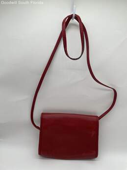 Francois Marot Womens Red Crossbody Purse Made In France alternative image