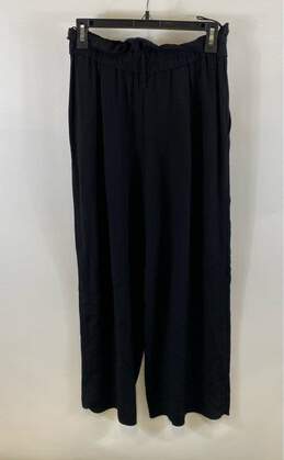 NWT Forte Forte Womens Black High Rise Wide Leg Pull-On Palazzo Pants Size 1