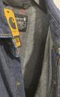 NWT Carhartt Mens Blue Relaxed Fit Fleece Lined Denim Shirt Jacket Size Small image number 3