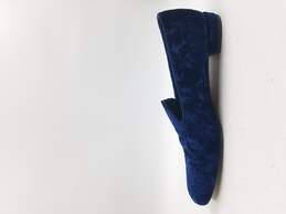 Stuart Weitzman Blue Damask Loafers Women's 9 alternative image