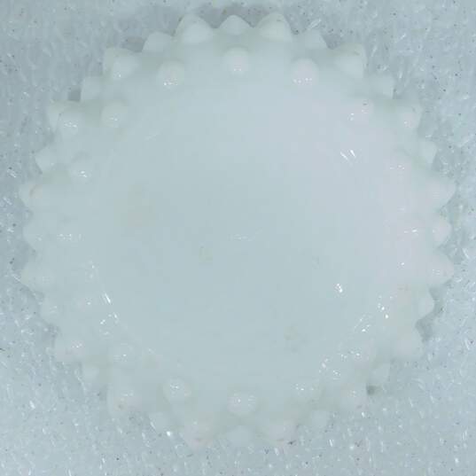 Vintage Fenton Milk Glass Hobnail Vase & Ashtray image number 7