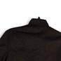 Womens Brown Long Sleeve Mock Neck Double Breasted Cropped Jacket Size 4 image number 4