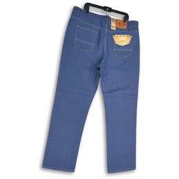 NWT PJ Mark Mens Light Blue Denim 5-Pocket Design Straight Leg Jeans Size 40x32 alternative image