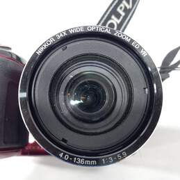 Nikon Coolpix L830 Red Camera alternative image