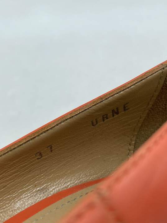 Authentic BALLY Orange Leather Pump W 7 image number 4