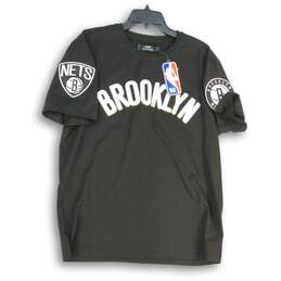 NWT Pro Standard Womens Black Brooklyn Nets NBA Basketball T-Shirt Size Large