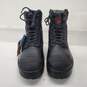 ROCKROOSTER Men's Knox Black 7in Steel Toe Leather Work Boots Size 11 NWT image number 2