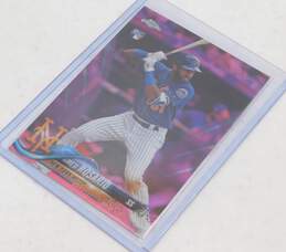 2018 Ahmed Rosario Topps Chrome Pink Refractor Rookie NY Mets